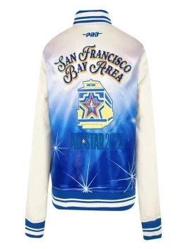 2025 NBA All-Star Game Pro Standard Women's Satin Jacket - Cream