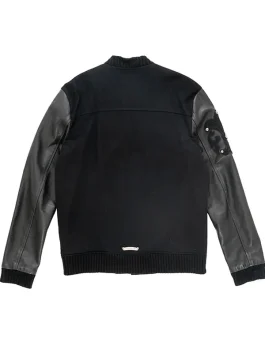Back-Side-Of-The-Chrome-Hearts-Black-Letterman-Varsity-Jacket-Style