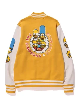 Back-Side-Of-The-Yellow-Bape-Simpsons-Baby-Milo-Varsity-Jacket