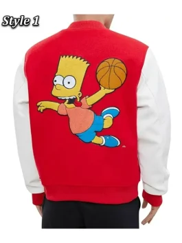 Bart Simpson Varsity Jacket Style 1