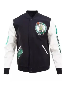 Boston Celtics Varsity Jacket front