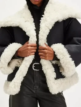 FBI Most Wanted S6 Shearling Jacket Front
