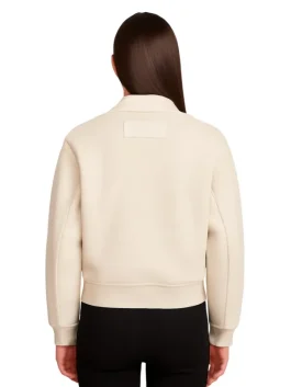 Fury McLaren F1 Team Bomber Jacket in Off White (Back)