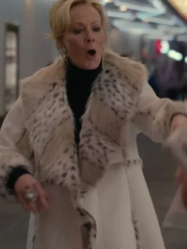 Hacks S3 Jean Smart Vegan Fur Trim Long Coat