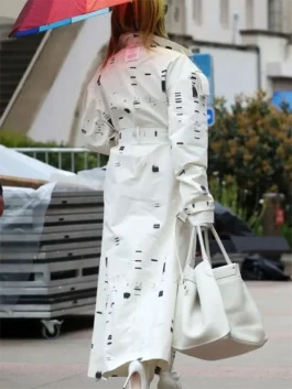 Heidi Klum White Coat