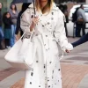 Heidi Klum White Coat