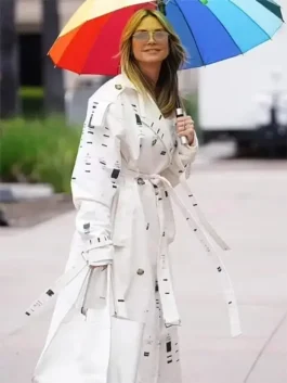 Heidi Klum White Coat