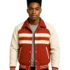 Lucas Sinclair Stranger Things S05 Bomber Jacket Front