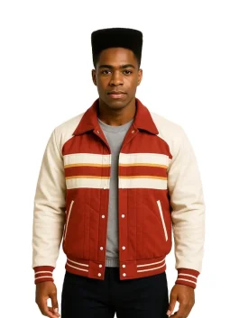 Lucas Sinclair Stranger Things S05 Bomber Jacket Front