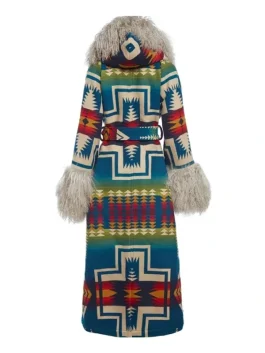 New Year’s Eve Lainey Wilson Belted Trench Coat back