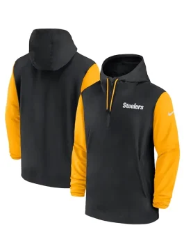 Pittsburgh Steelers Sideline Half-Zip Hoodie Jacket NFL Gear
