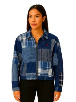 Polo Ralph Lauren Patchwork Cotton Linen Windbreaker