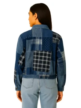 Polo Ralph Lauren Patchwork Cotton Linen Windbreaker (Back)
