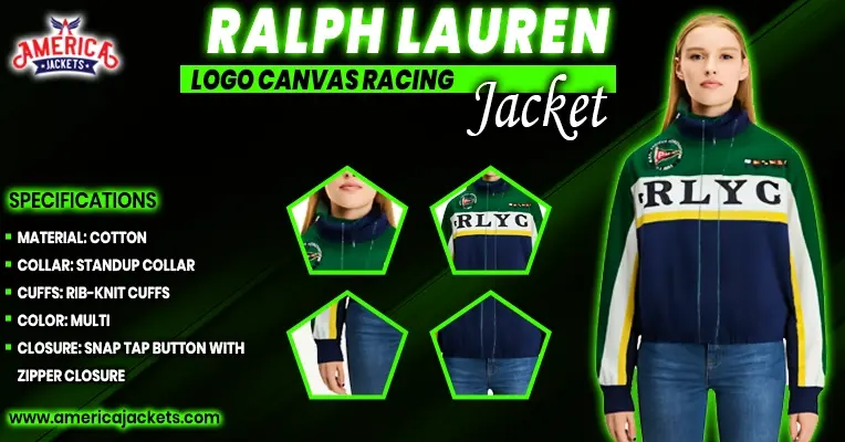 Ralph Lauren Logo Canvas Racing Jacket