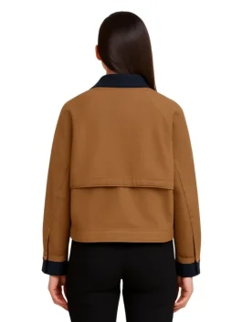 Resident Alien S4 Taylor Blackwell Brown Jacket (Back)
