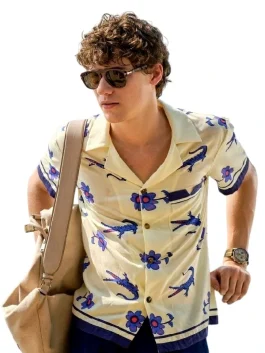 Sam Nivola Summer Crocodile Print T shirt