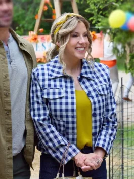 The Heiress and the Handyman Jodie Sweetin Check Jacket