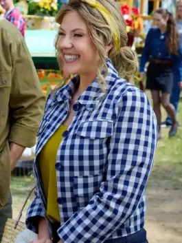 The Heiress and the Handyman Jodie Sweetin Check Jacket