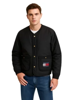 Tommy Hilfiger x APXGP Reversible Quilted Liner Bomber Jacket (Front)
