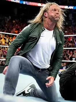 WWE Edge leather jacket Front