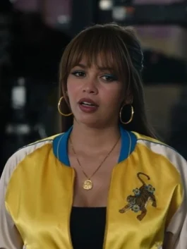 Wild Cards S2 Vanessa Morgan Embroidered Bomber Jacket
