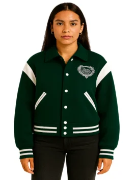 Wimbledon Green Baseball Jacket