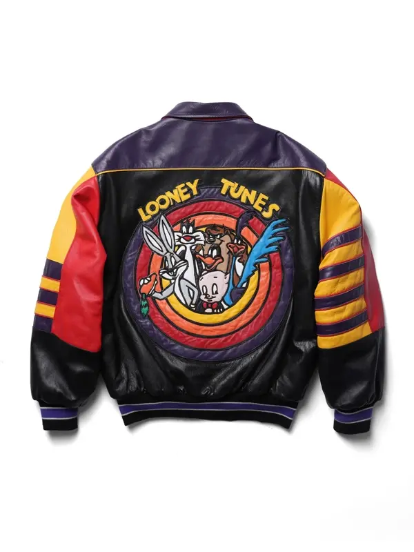 LOONEY TUNES ジェフハミルトン レーシージャケット 1993 Jeff Hamilton Looney Tunes Leather Jacket