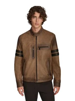 Aiden Color Blocked Racer Jacket