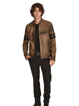 Aiden Color Blocked Racer Jacket