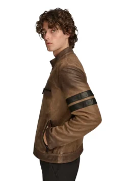 Aiden Color Blocked Racer Jacket