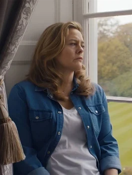 Alicia Silverstone Irish Blood Denim Jacket Front Look