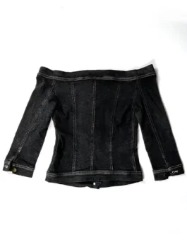 And Just Like That S3 Sarah Parker Off Shoulder Denim Jacket