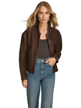 Angie Snap Bomber Jacket