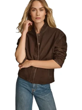 Angie Snap Bomber Jacket