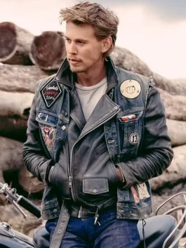 Austin Butler The Bikeriders Denim Vest