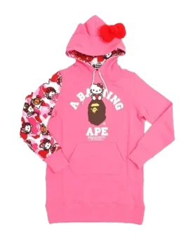 BAPE x Hello Kitty Hoodie Pink