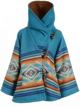 Beth Dutton Blue Poncho