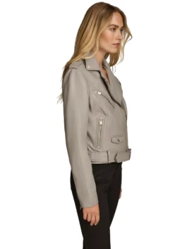 Carly Genuine Leather Moto Jacket