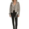 Carly Genuine Leather Moto Jacket