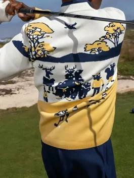 Clubhouse Golf Cardigan