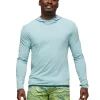 Cotopaxi Sombra Sun Hoodie Ice blue color Look