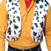 Cow Print Hippie Halloween Vest