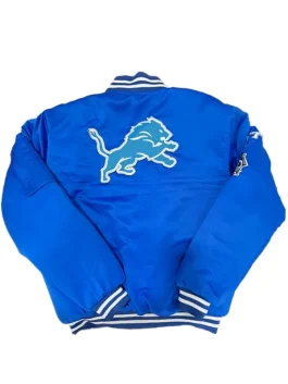 Detroit Lions Blue Bomber Jacket