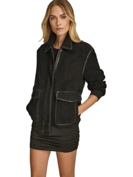 Flora Oversized Bomber Jacket