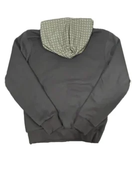 Gap Houndstooth Logo Hoodie Brown For Men And Women