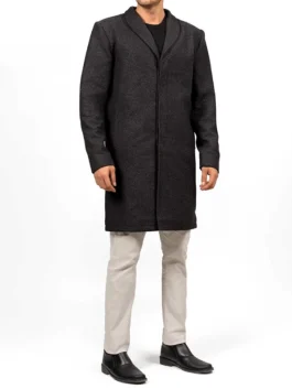 Gary Grey Wool Coat Men