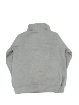 Back view of the grey Homesick hoodie featuring a comfortable fit and premium fleece fabric, a staple piece from the Homesick apparel collection.