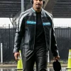 Jalen Hurts Louis Vuitton Leather Mix Biker Jacket