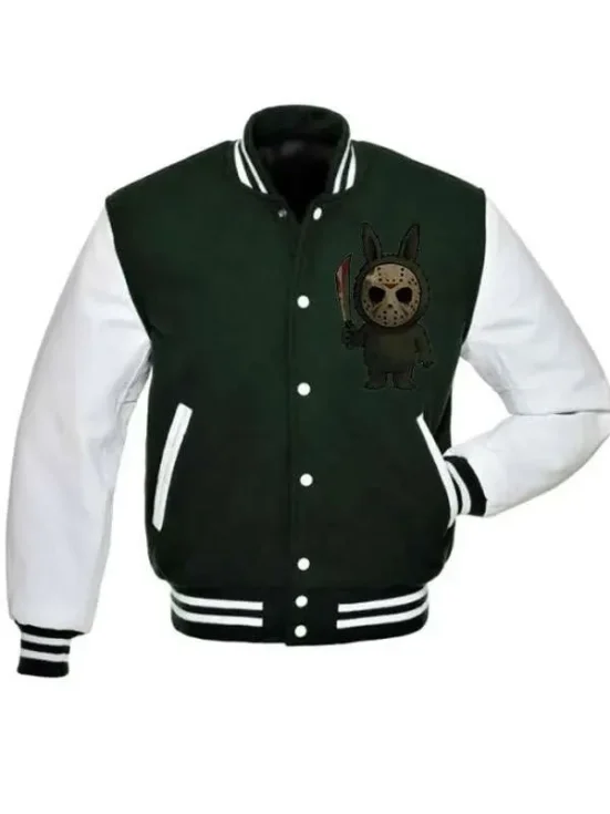 Labubu x Jason Varsity Jacket front Look