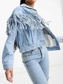 Landman 2024 Michelle Randolph Denim Jacket